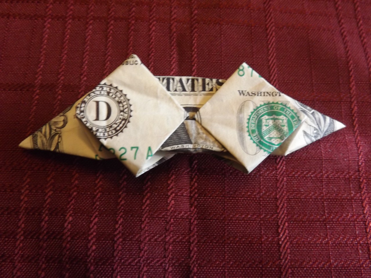 Joshua's-Origami-Folded-$1-Bills